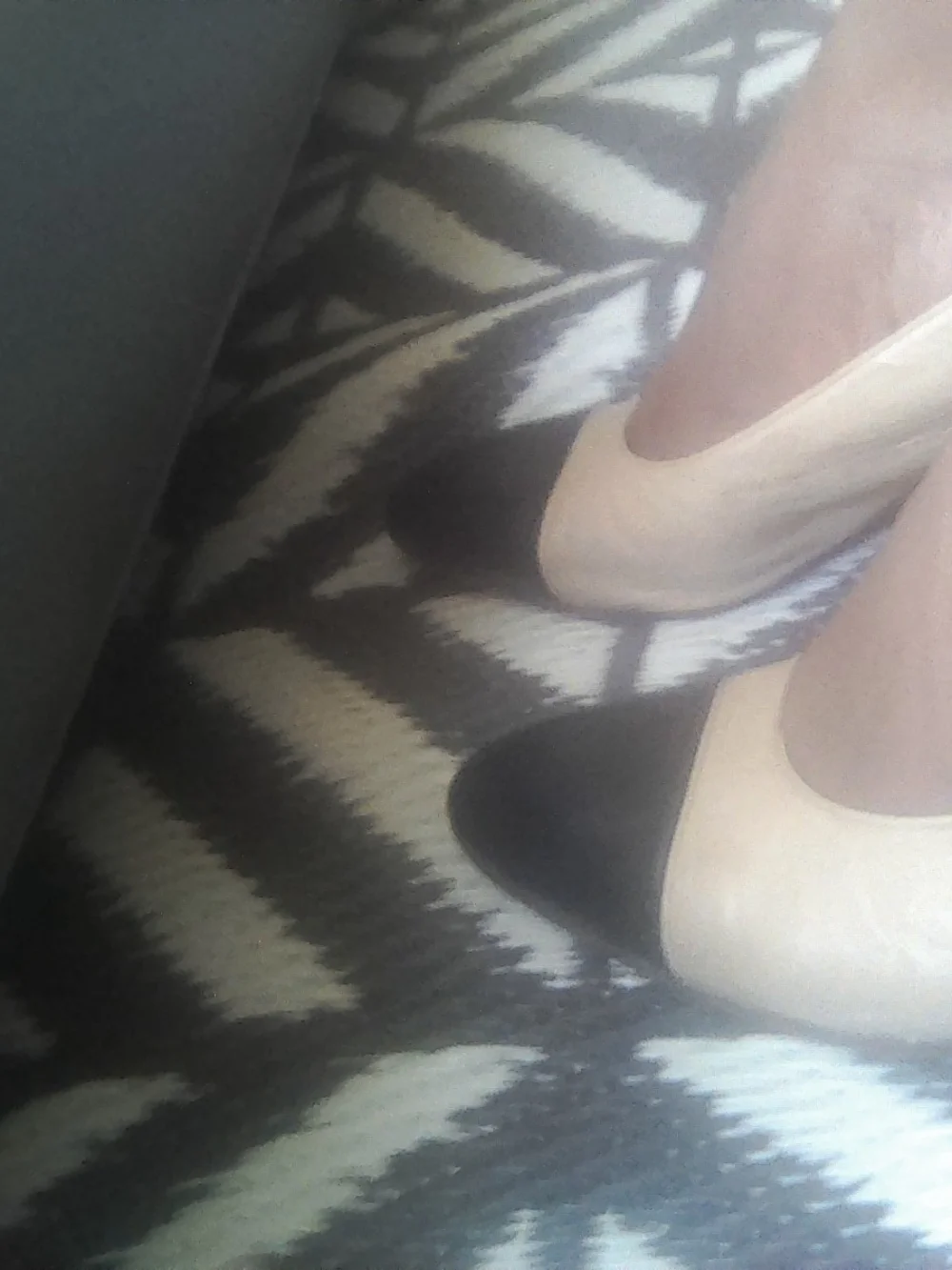 Authentic Chanel Tan & Navy Leather Slingback Heels  Best Reasonable Offers